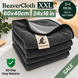 BeaverCloth XXL Bundle (60 x 40 cm / 24 x 16 in) – Streak-Free Cleaning With Just Water